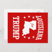 トランプのルイジアナ ポストカード (正面/裏面)