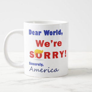 トランプの件で申し訳ございません-コーヒーマグ ジャンボコーヒーマグカップ