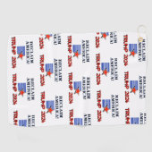 トランプの再生アメリカゴルフタオル ゴルフタオル (横)