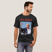 トランプの再試行 Tシャツ (正面フル)