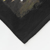 トランプの列車に乗ってドナルドおもしろいトランプ2024 Ele フリースブランケット (角)