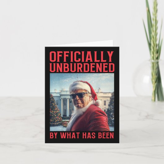 トランプの勝利によって公式に負担を負わない カード (正面)