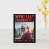 トランプの勝利によって公式に負担を負わない カード (黄色い花)