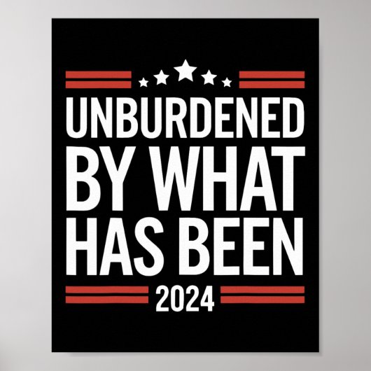 トランプの勝利によって公式に負担を負わない ポスター (正面)