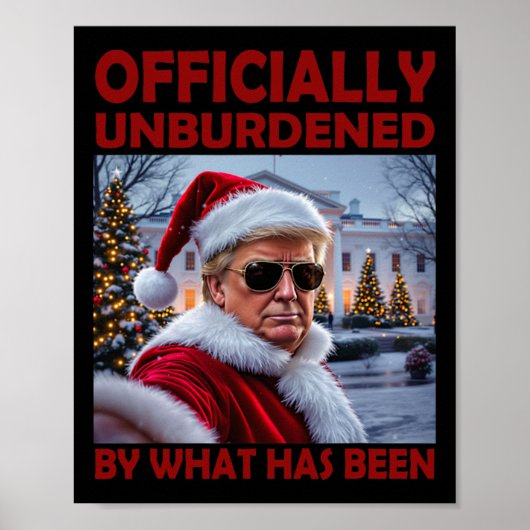 トランプの勝利によって公式に負担を負わない ポスター (正面)