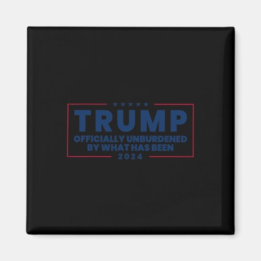 トランプの勝利によって公式に負担を負わない マグネット (正面)
