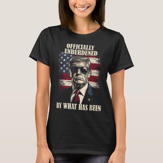 トランプの勝利によって公式に負担を負わない Tシャツ (正面)