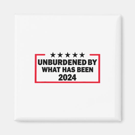 トランプの勝利に負けない2024 マグネット (正面)