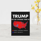 トランプの報道はもっとよくてもいいんじゃない 政治 おもしろ カード (黄色い花)