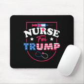 トランプの場合 – 保守的な共和党ナースのサポート マウスパッド (マウス)