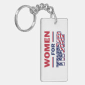 トランプの女性 キーホルダー (正面左)