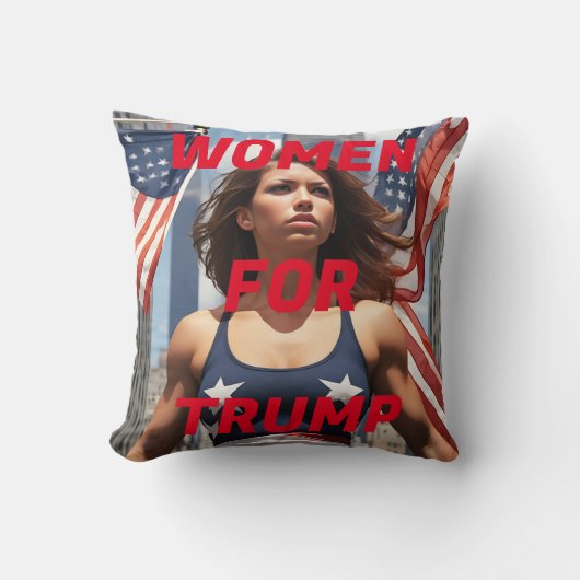 トランプの女性 クッション (正面)
