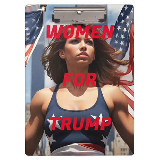 トランプの女性 クリップボード (正面)