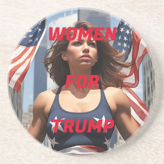 トランプの女性 コースター (正面)