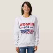 トランプの女性 スウェットシャツ (正面フル)