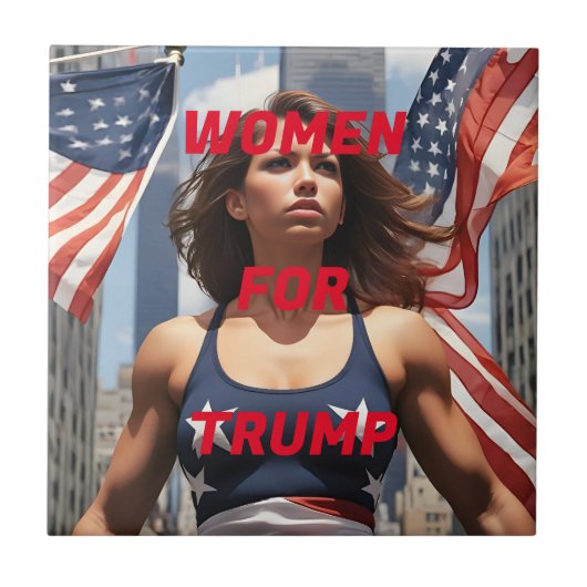 トランプの女性 タイル (正面)