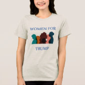 トランプの女性 トライブレンドＴシャツ (正面)