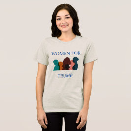トランプの女性 トライブレンドTシャツ