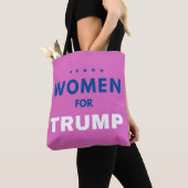 トランプの女性 トートバッグ (クローズアップ)