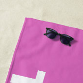 トランプの女性 ビーチタオル (インサイチュ)