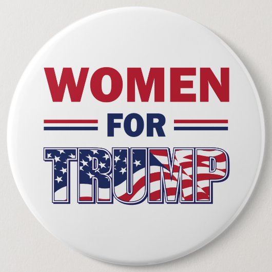 トランプの女性 缶バッジ (正面)