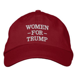 トランプの女性 – Donald Trump Hat 刺繍入りキャップ