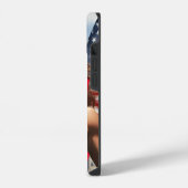 トランプの女性 iPhoneケース (左側面)
