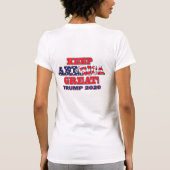 トランプの女性 – Trump 2020 Tシャツ (裏面)