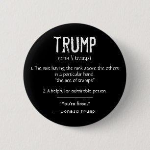 トランプの定義クール政治的ドナルド・トランプ引用文 缶バッジ