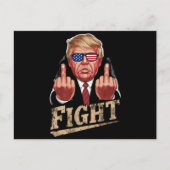 トランプの対米選挙レトロヴィンテージ ポストカード (正面)