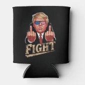 トランプの対米選挙レトロヴィンテージ 缶クーラー (正面)