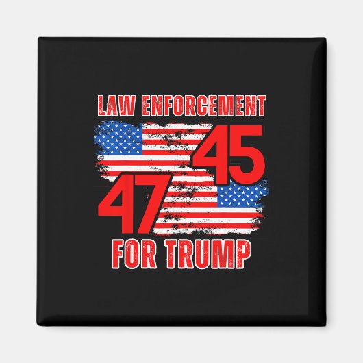トランプの強制45 47 マグネット (正面)