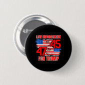 トランプの強制45 47 缶バッジ (正面&裏面)
