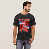 トランプの強制45 47 Tシャツ (正面フル)