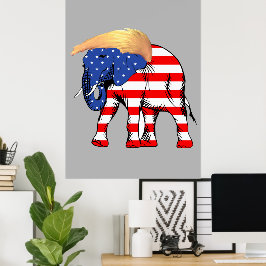 トランプの悪い髪の象の価値のポスター, ZSSG ポスター