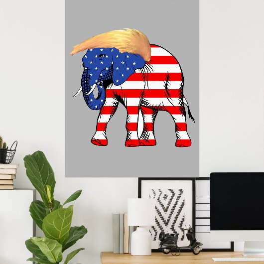 トランプの悪い髪の象の価値のポスター, ZSSG ポスター (ホームオフィス)