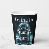 トランプの悪夢に生きる ペーパーカップ (正面)