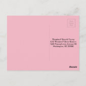 トランプの悲しい葉書 ポストカード (裏面)