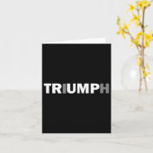 トランプの愛国心を誇るシャツ カード (黄色い花)
