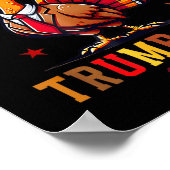 トランプの感謝私は感謝のトランプが勝った ポスター (角)