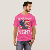 トランプの戦い対米軍へのトランプの合図 Tシャツ (正面フル)