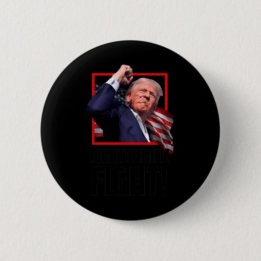 トランプの戦い 缶バッジ (正面)