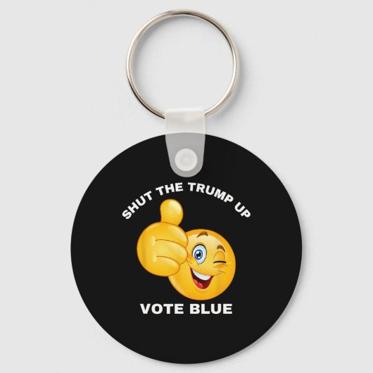 トランプの投票を停止する青い再バイデン氏の司会選を務める キーホルダー (正面)