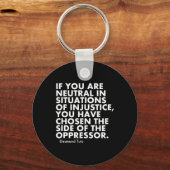 トランプの抗議 キーホルダー (正面)