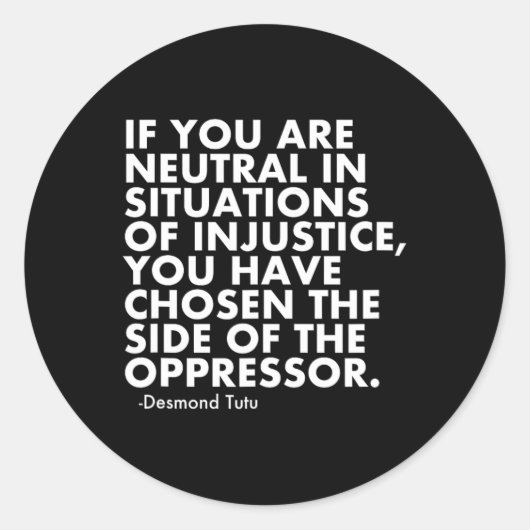 トランプの抗議 ラウンドシール (正面)