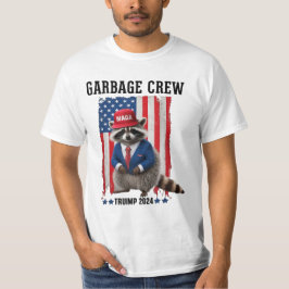 トランプの支持者ごみトランプの生ごみクルー Tシャツ