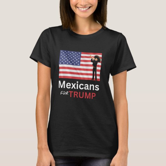 トランプの政治ユニセックス的Tシャツのメキシコ人 Tシャツ (正面)