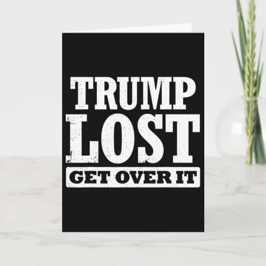 トランプの敗北 カード (正面)