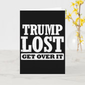 トランプの敗北 カード (黄色い花)