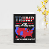 トランプの方が5Gよりカバレッジが良い アメリカ選挙地図 トランプ カード (黄色い花)